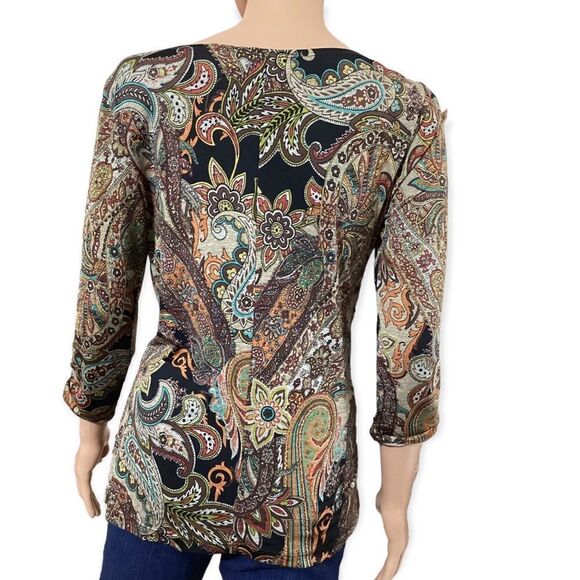 AGB Multi Colored Womens Top Size: S - Picture 2 of 7